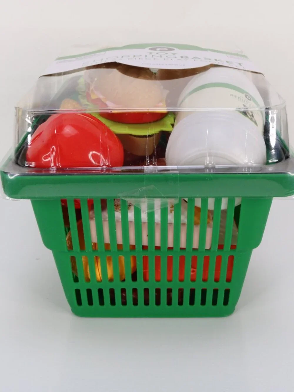 Publix Toy Shopping Basket * NEW Sealed * 22 Piece Play Food Set * 89335 *
